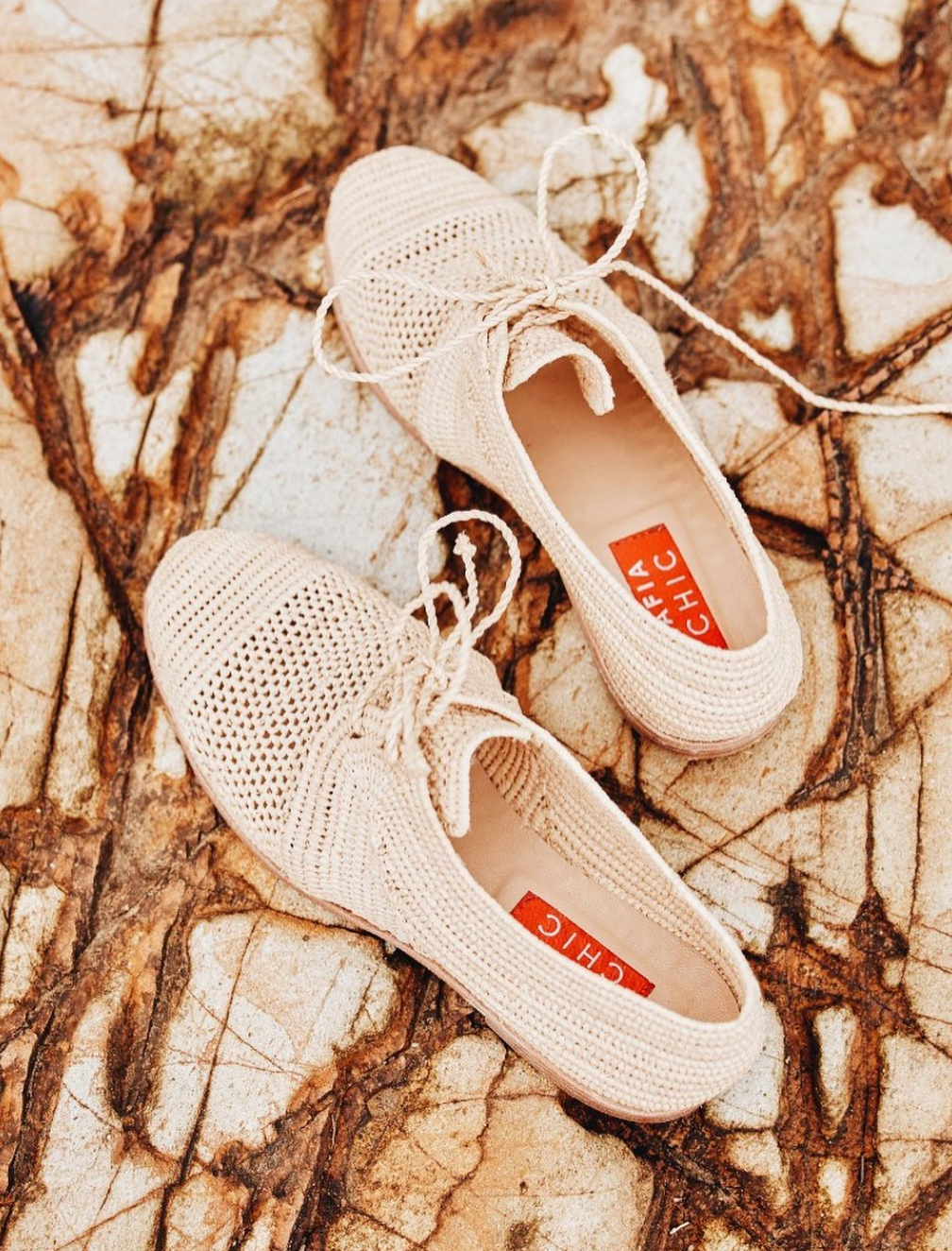 Rafia Chic Marrakech Brogue Shoe