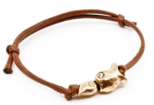 Pesci Che Volano Naselli Bronze Bracelet