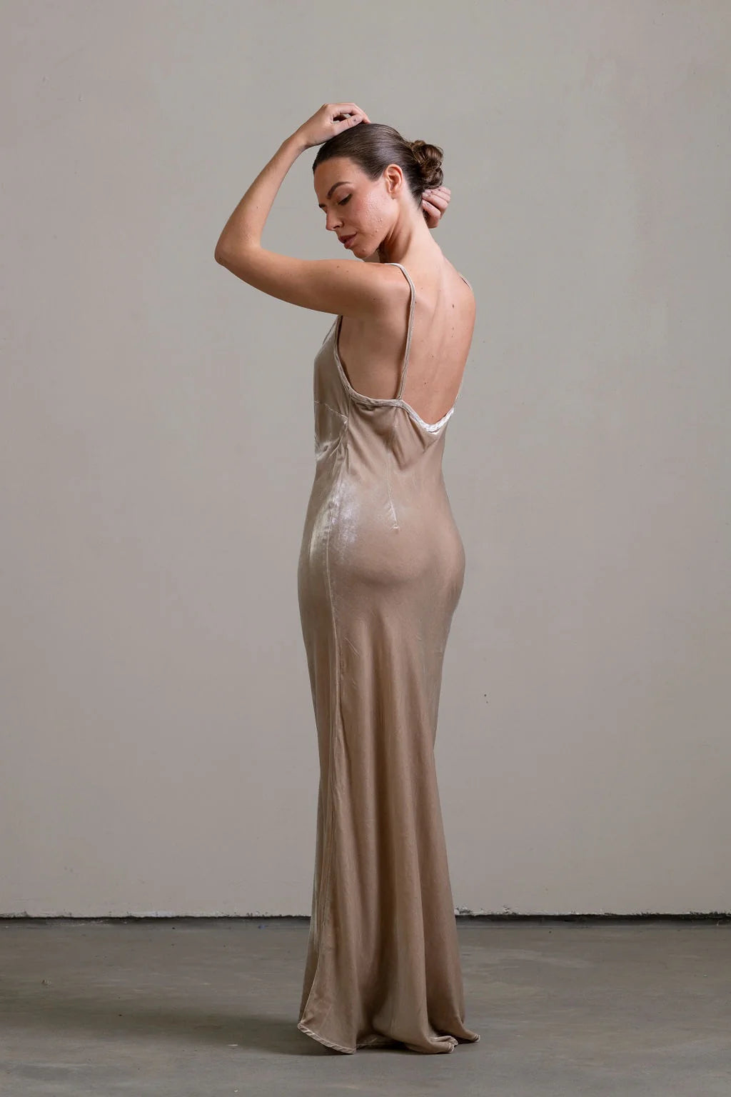 Silk Velvet Bias Cut Slip