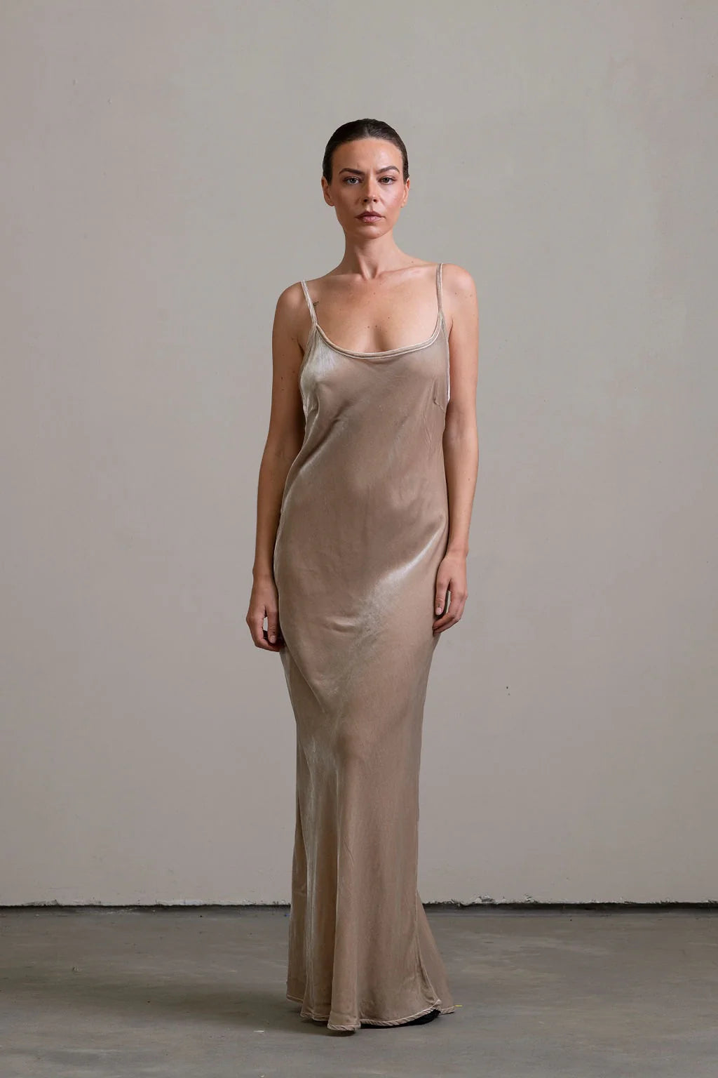 Silk Velvet Bias Cut Slip