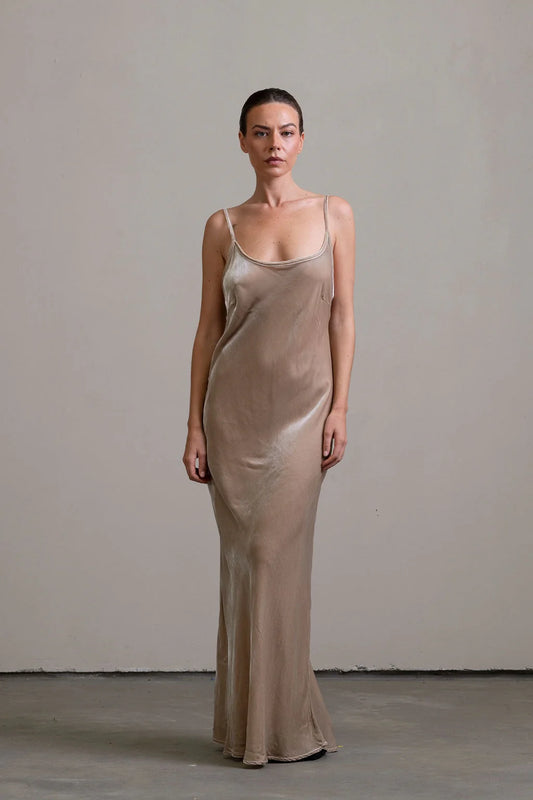 Silk Velvet Bias Cut Slip