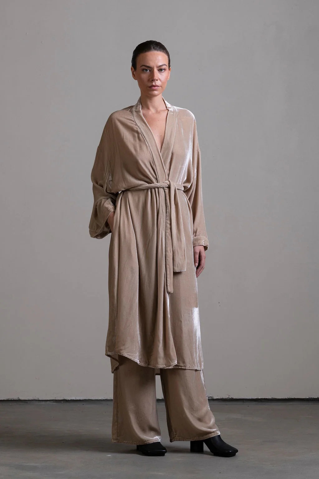 Silk Velvet Robe