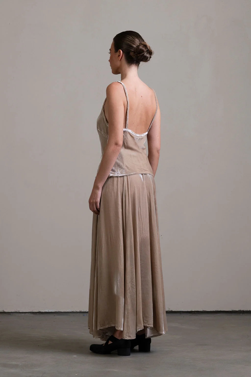 Silk Velvet Skirt