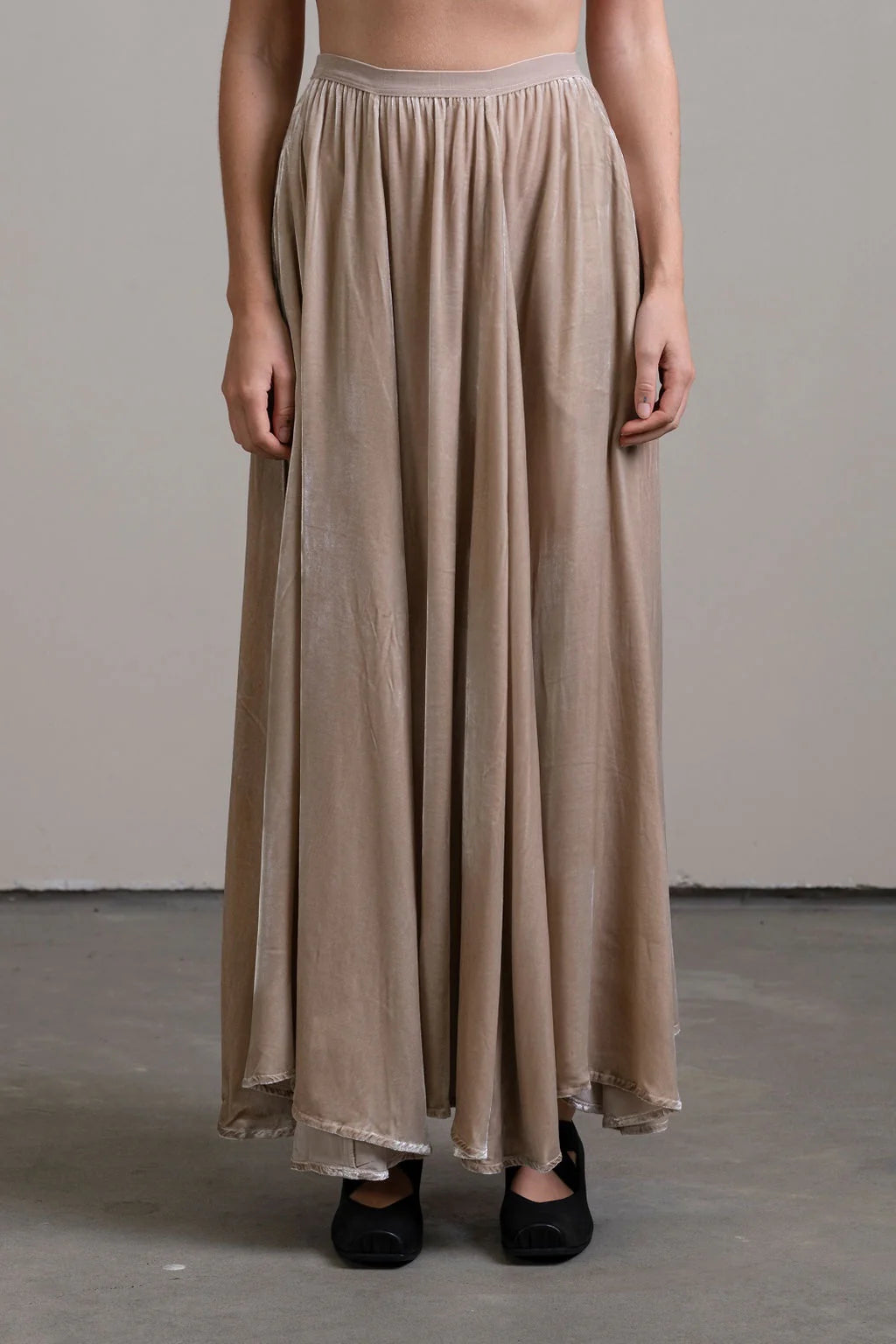 Silk Velvet Skirt