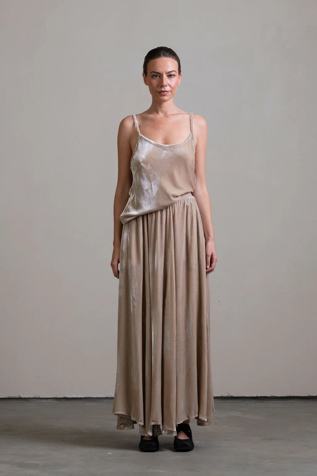 Silk Velvet Skirt