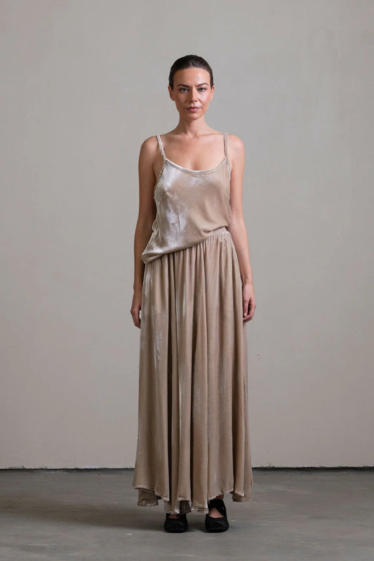 Silk Velvet Skirt