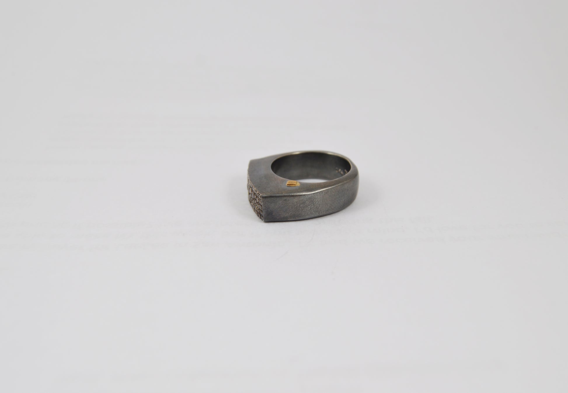Tumi Ring — Sterling Silver & Cognac Diamond - Hearth Co