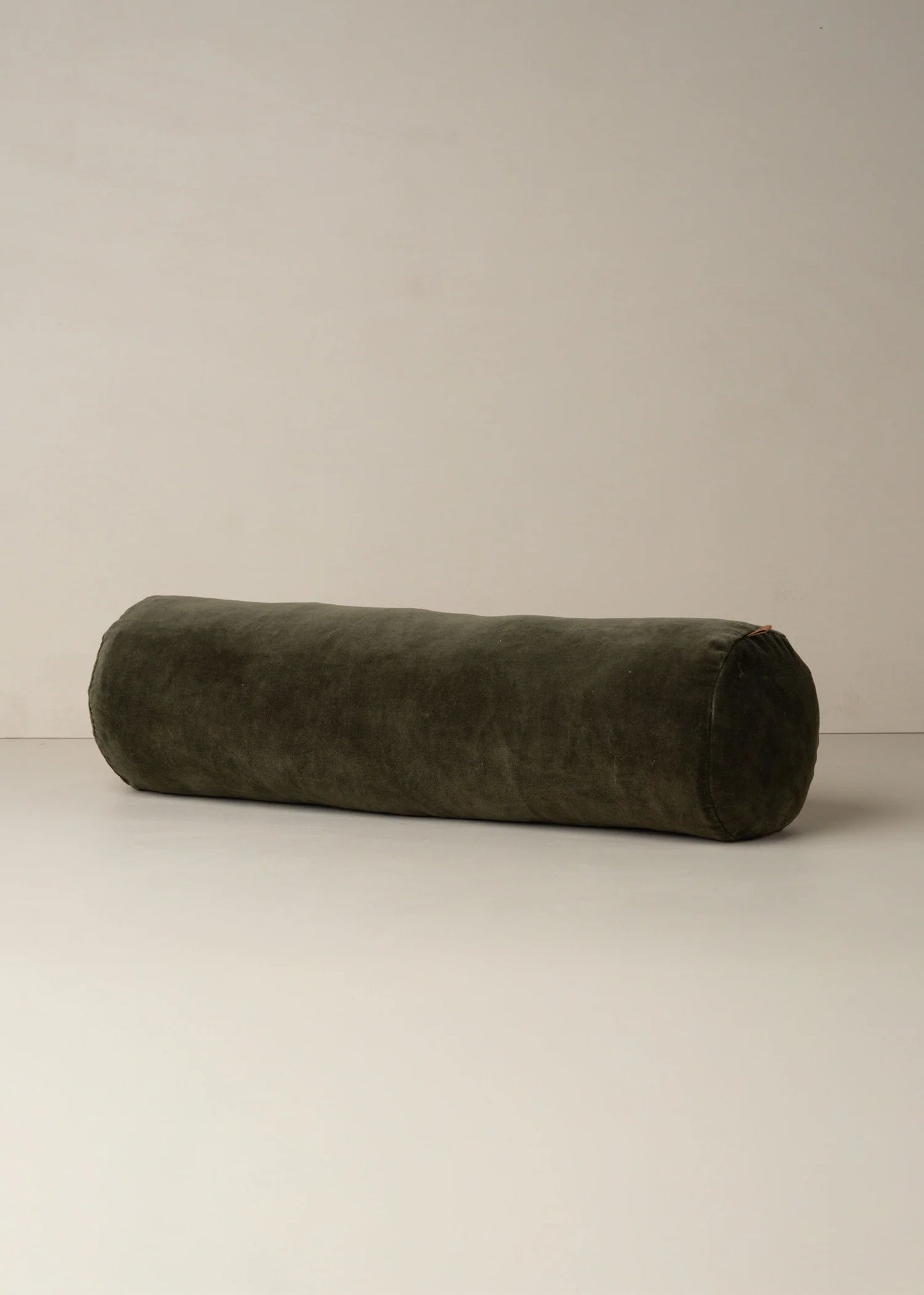 Velvet Structured Bolster | Dark Olive - Hearth Co