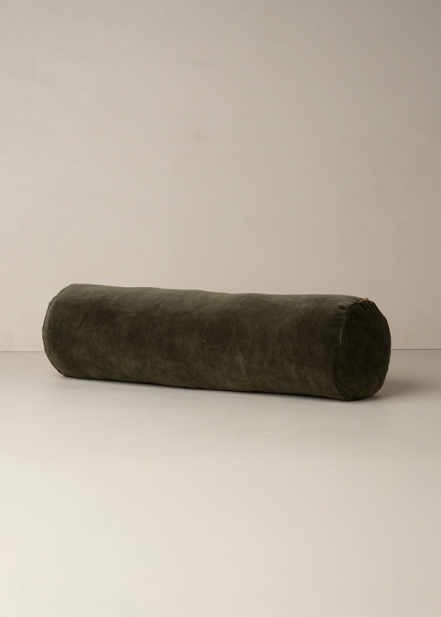 Velvet Structured Bolster | Dark Olive - Hearth Co