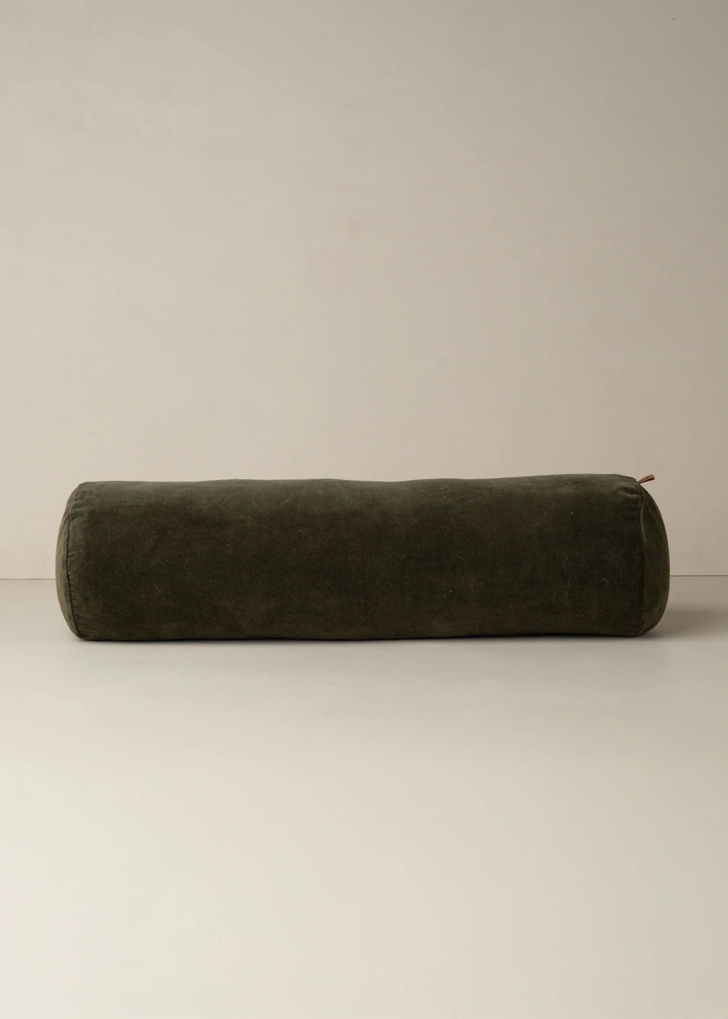 Velvet Structured Bolster | Dark Olive - Hearth Co