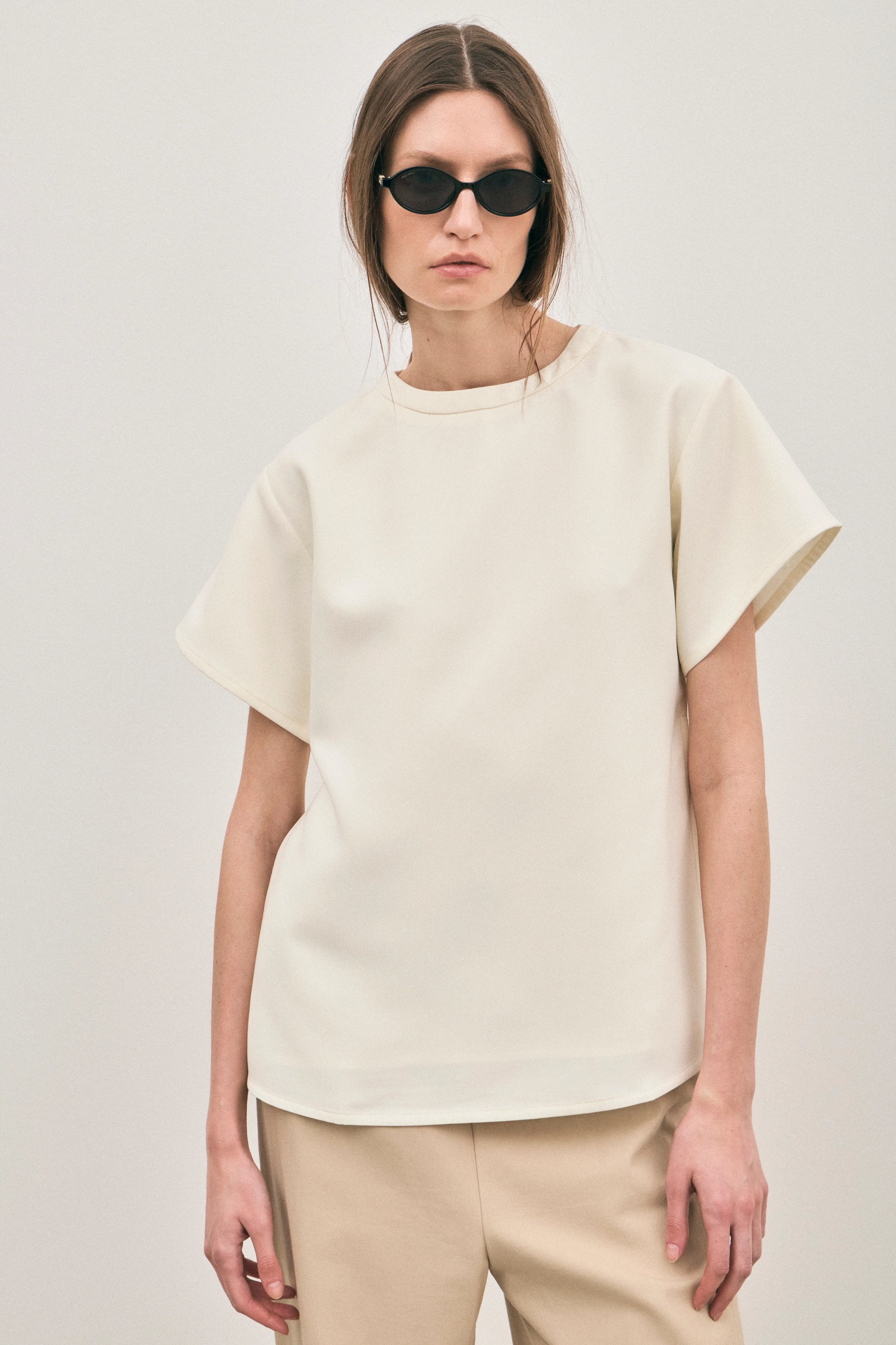 Amelia Top - Ivory - Hearth Co
