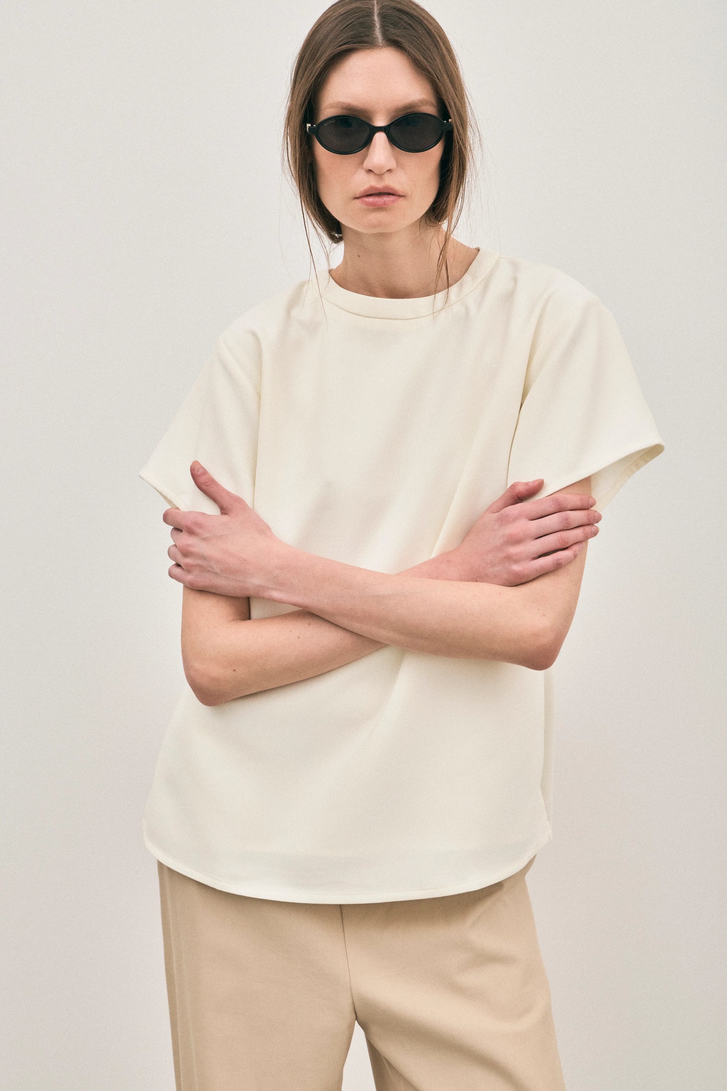 Amelia Top - Ivory - Hearth Co
