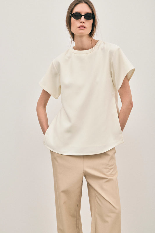 Amelia Top - Ivory - Hearth Co