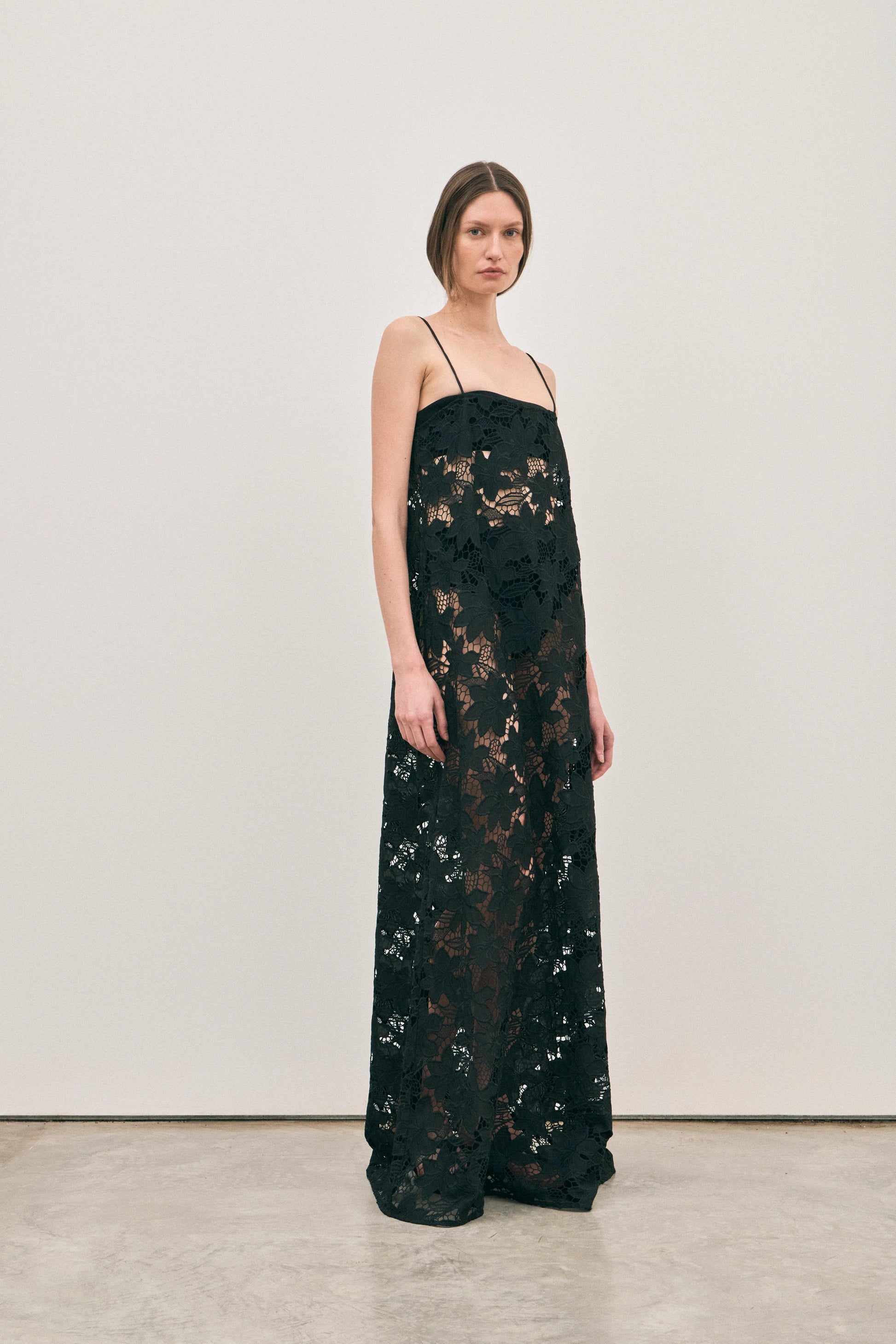 Camilla Dress - Noir Crochet Lace Regular price - Hearth Co