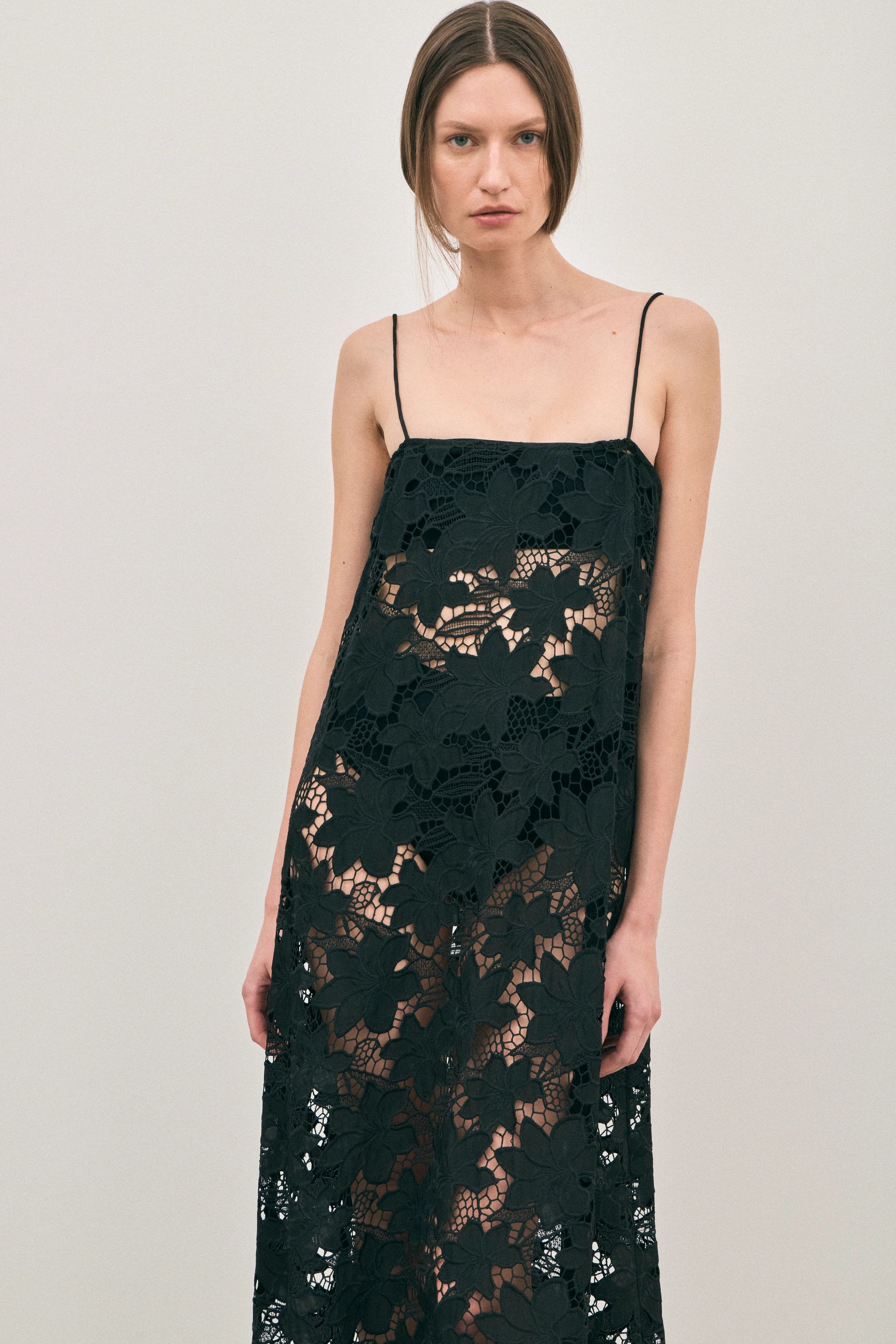 Camilla Dress - Noir Crochet Lace Regular price - Hearth Co