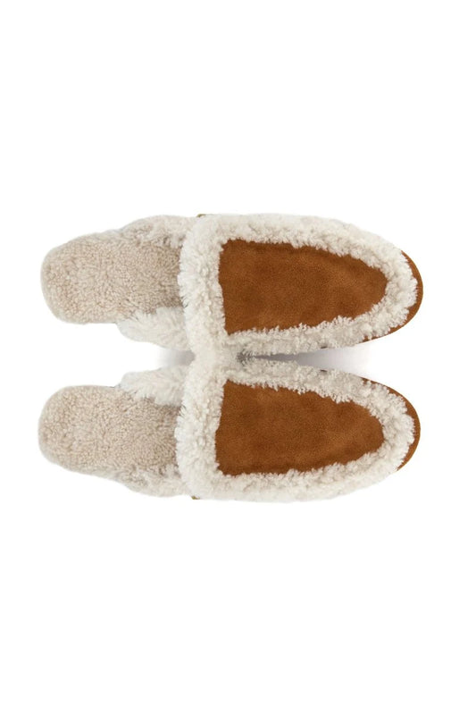 Bigardini Ember Women’s Shearling Slippers - Whiskey