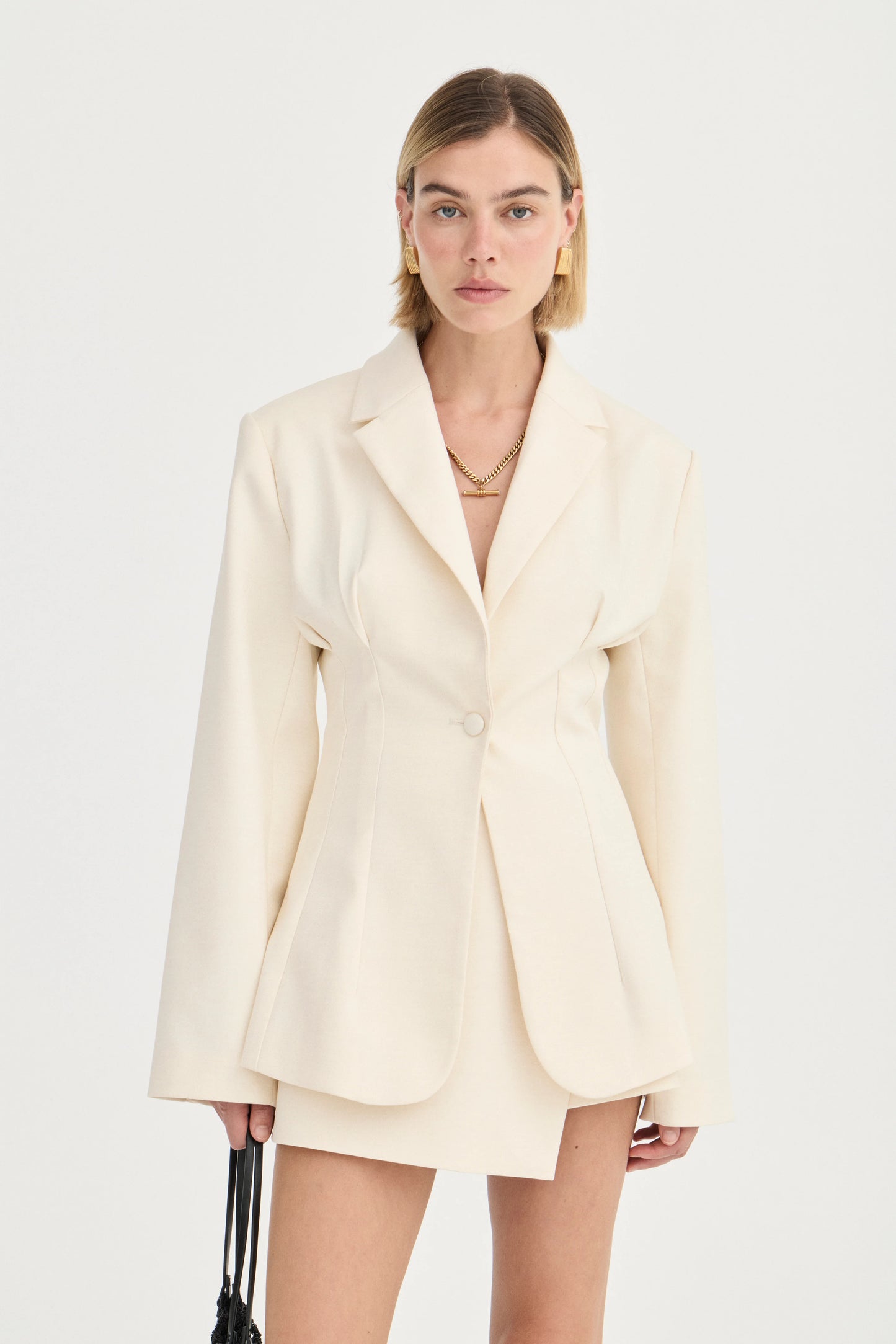 Emery Blazer - Ivory - Hearth Co