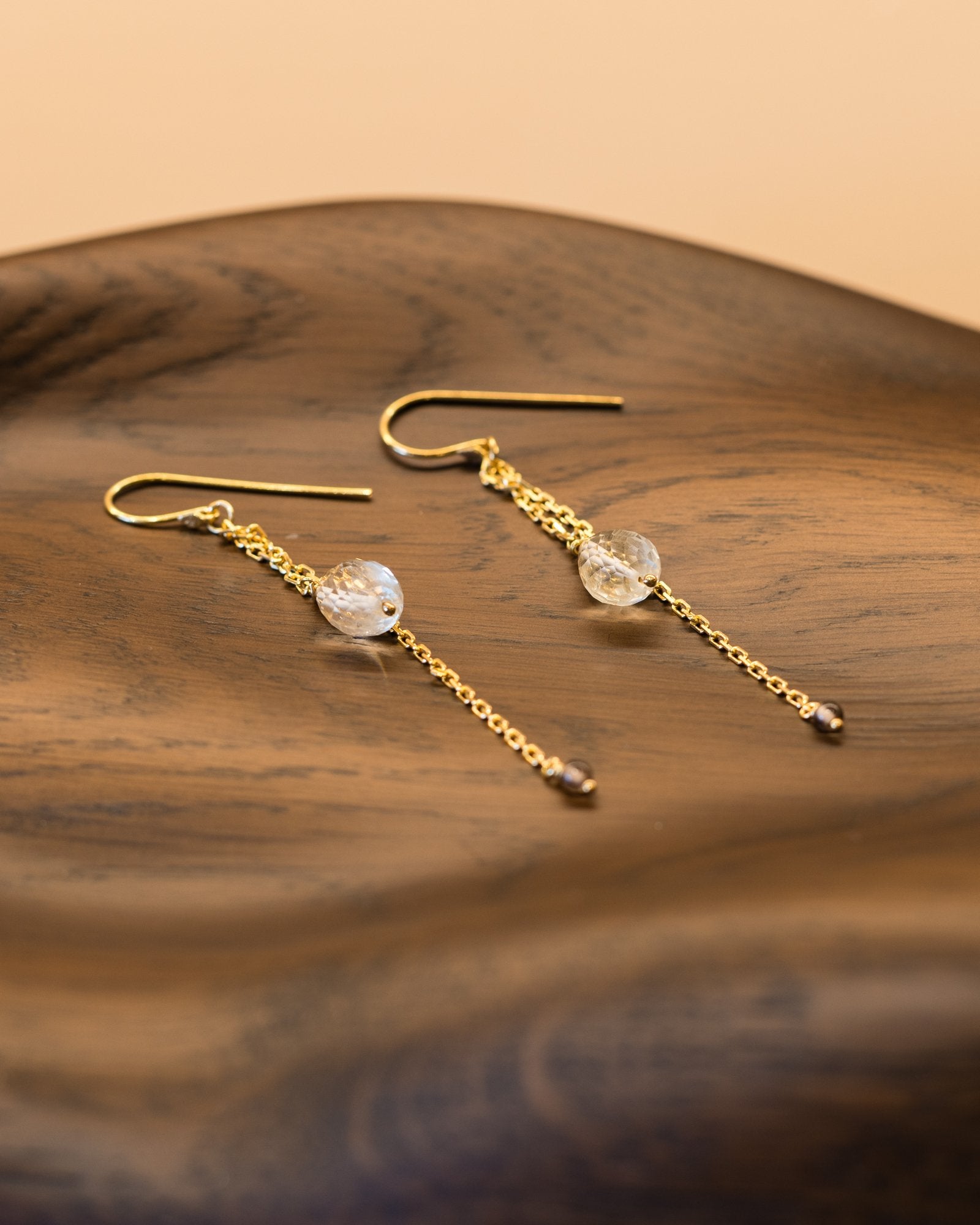 Gold Dahlia Earrings - Hearth Co