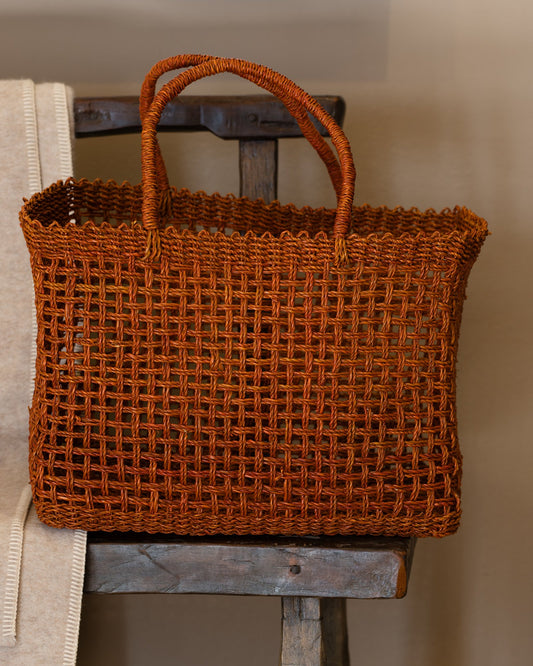 Handmade Gathering Basket — Rust - Hearth Co