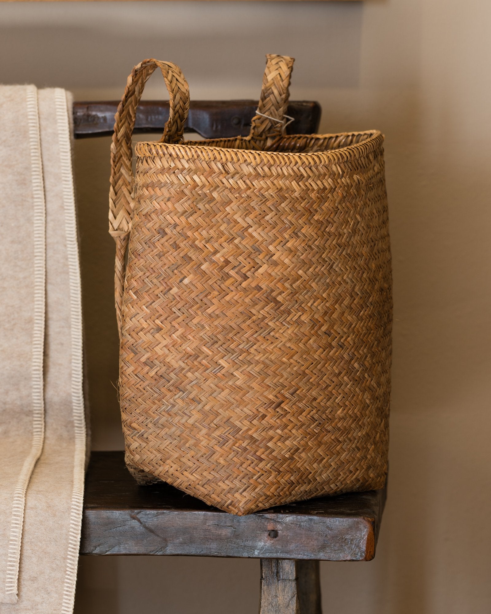 Handmade Raffia Backpack - Hearth Co