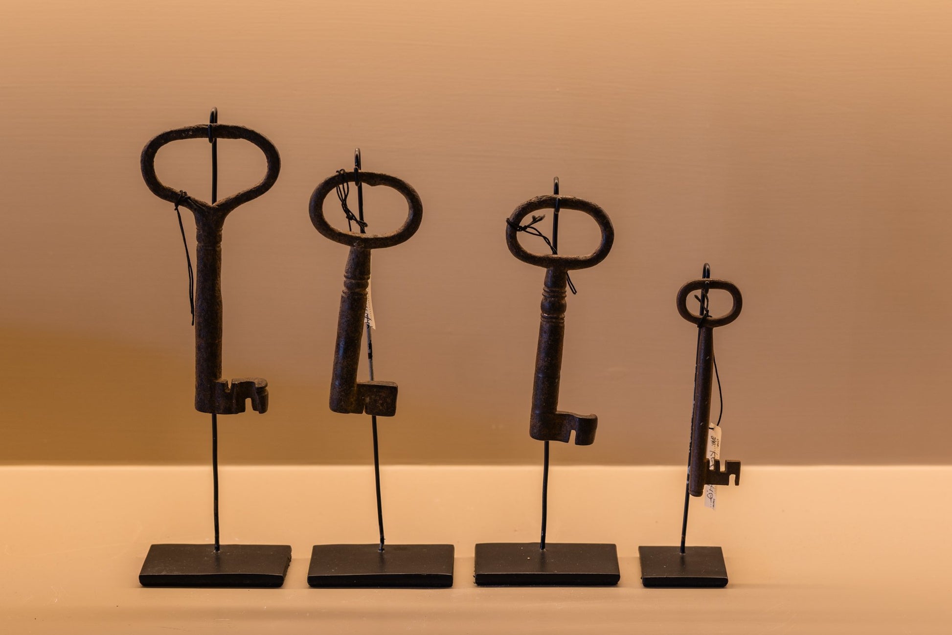 Kunci Antique Decorative Keys — Set of Four - Hearth Co