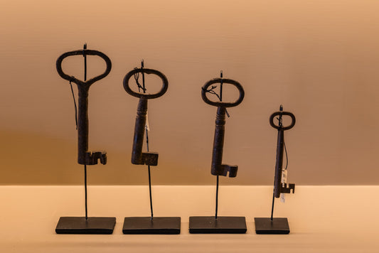 Kunci Antique Decorative Keys — Set of Four - Hearth Co