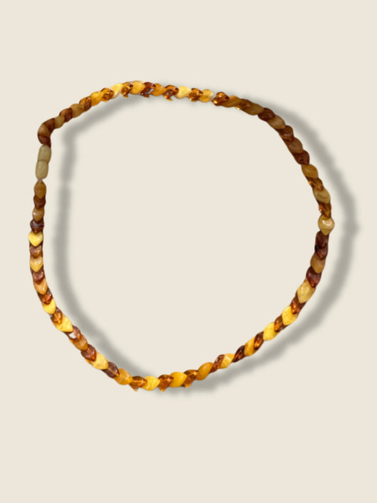 Vintage Two-Tone Baltic Amber Neclace