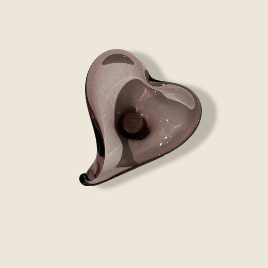 Murano Hand-blown Glass Heart Dish - Hearth Co